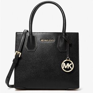 Michael Kors Mercer Medium pebble leather crossbody bag